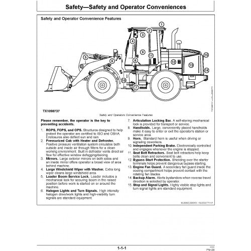 OPERATOR MANUAL - JOHN DEERE 4WD LOADER 624K WITH ENGINES 6068HDW79(T3), 6068HDW83(S2) OMT275697