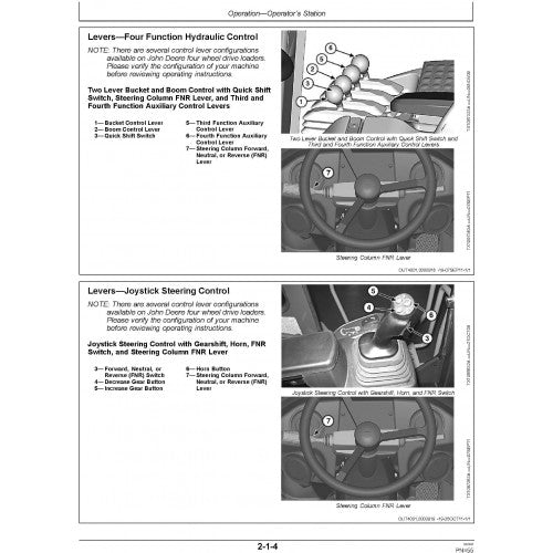 OPERATOR MANUAL - JOHN DEERE 4WD LOADER 624K WITH ENGINES 6068HDW79(T3), 6068HDW83(S2) OMT275697