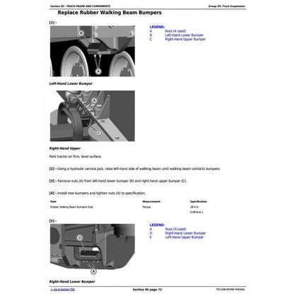 SERVICE REPAIR MANUAL - JOHN DEERE 9630T TRACK TRACTOR TM2268