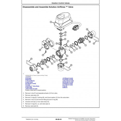 REPAIR TECHNICAL SERVICE MANUAL - JOHN DEERE R4040I, R4050I DEMOUNTABLE CROP SPRAYER (MY18) TM409619