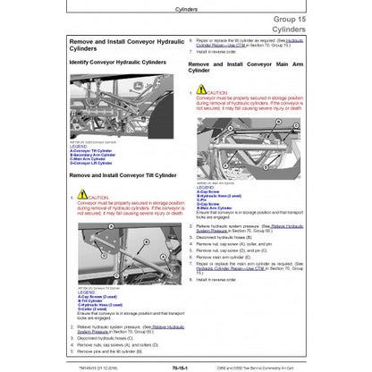 REPAIR TECHNICAL SERVICE MANUAL - JOHN DEERE C650 TOW BEHIND COMMODITY AIR CART TM145419