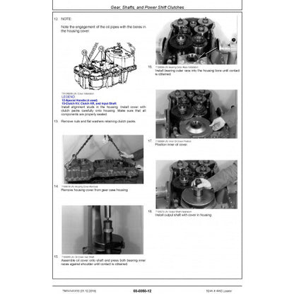 REPAIR TECHNICAL SERVICE MANUAL - JOHN DEERE 524K-II (SN. D677549-) 4WD LOADER  (TM14141X19)