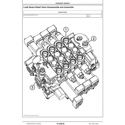 REPAIR TECHNICAL MANUAL  -JOHN DEERE 524L 4WD  LOADER (TM14344X19)