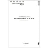 SERVICE REPAIR TECHNICAL MANUAL - JOHN DEERE 530 MOWER CONDITIONERS TM2324