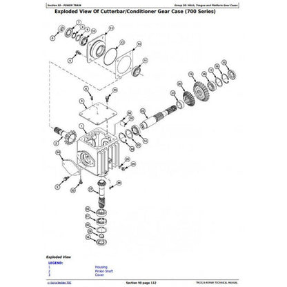 SERVICE REPAIR TECHNICAL MANUAL - JOHN DEERE 535 MOWER CONDITIONERS TM2324