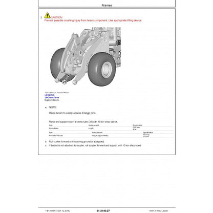 REPAIR TECHNICAL SERVICE MANUAL - JOHN DEERE 544K-II (SN. D677549-) 4WD LOADER (TM14145X19)