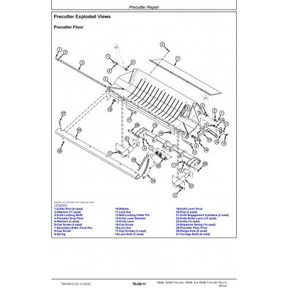 TECHNICAL MANUAL - JOHN DEERE 460M, 460M PRECUTTER, 560M, AND 560M PRECUTTER ROUND BALERS TM148119