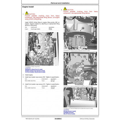 REPAIR TECHNICAL MANUAL (TM14153X19) -JOHN DEERE E130, E130LC (SN.FROM D300003) EXCAVATOR