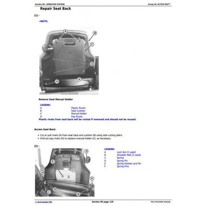 SERVICE REPAIR MANUAL - JOHN DEERE 8130, 8230, 8330, 8430 AND 8530 2WD OR MFWD TRACTORS TM2270