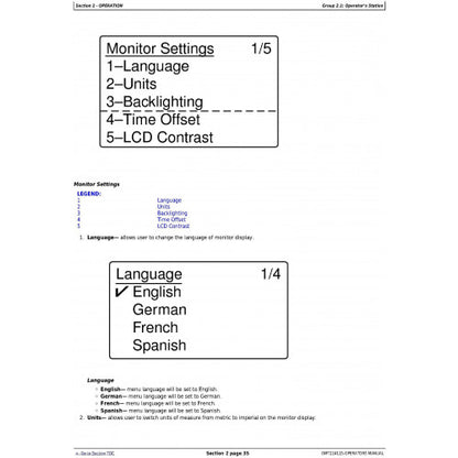 OPERATOR'S MANUAL - JOHN DEERE 250D AND 300D ARTICULATED DUMP TRUCK (S.N. 609166- ) OMT224115