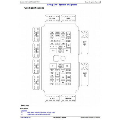 DIAGNOSTIC AND TEST SERVICE MANUAL - JOHN DEERE 640H  SKIDDER (SN. -630435) SKIDDER TM10312