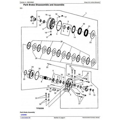 SERVICE REPAIR TECHNICAL MANUAL -JOHN DEERE 644J  (SN.-611231)(SN.-611218) 4WD LOADER TM2076