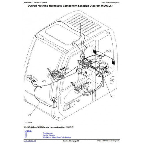 DIAGNOSTIC, OPERATION AND TEST SERVICE MANUAL-  JOHN DEERE 600CLC AND 800C EXCAVATOR  TM1922