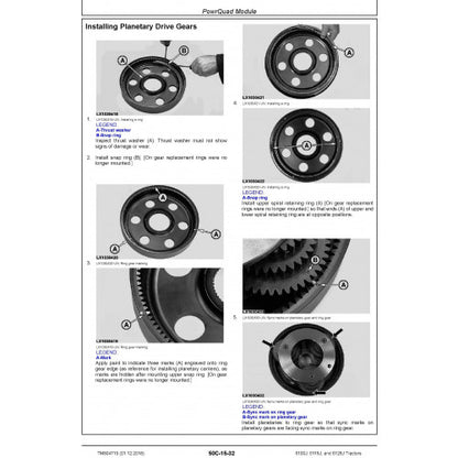 REPAIR TECHNICAL MANUAL - JOHN DEERE 6115J TRACTOR TM804719