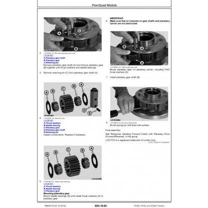 REPAIR TECHNICAL MANUAL - JOHN DEERE 6100J, 6115J AND 6125J TRACTOR TM804719