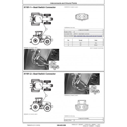 DIAGNOSTIC TECHNICAL MANUAL - JOHN DEERE 6100J, 6115J, 6125J TRACTOR TM804619