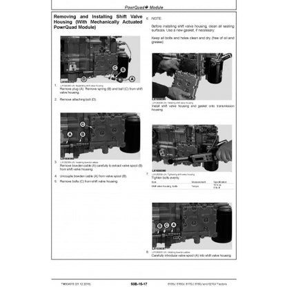 REPAIR TECHNICAL MANUAL - JOHN DEERE 6135J TRACTOR TM804919