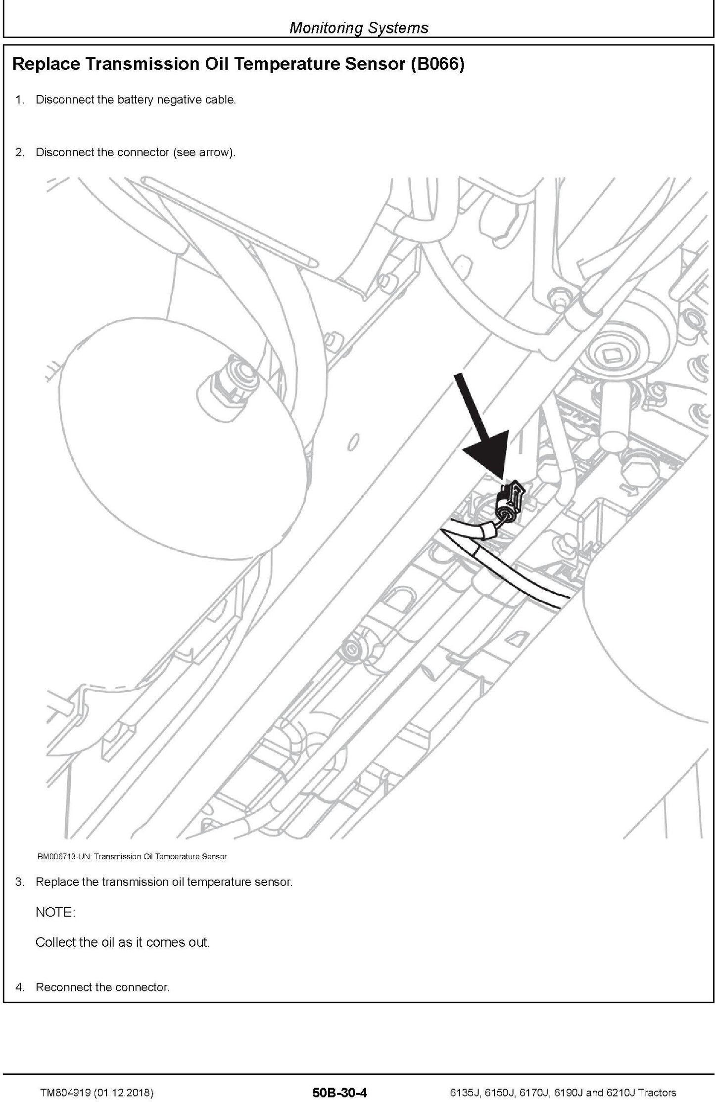 REPAIR TECHNICAL MANUAL - JOHN DEERE 6135J TRACTOR TM804919