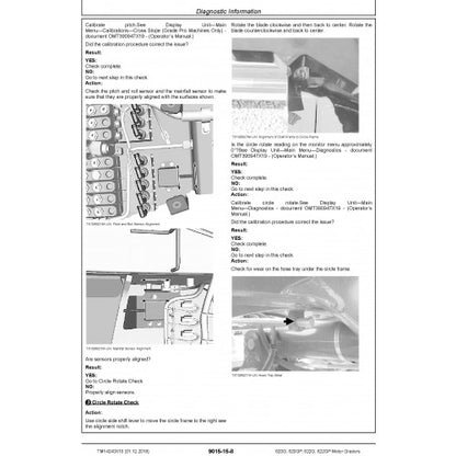 DIAGNOSTIC MANUAL - JOHN DEERE 620GP  MOTOR GRADERS (TM14240X19)