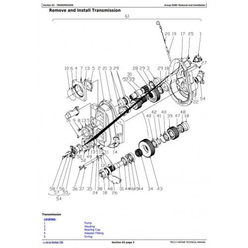 SEVICE REPAIR TECHNICAL MANUAL - JOHN DEERE 843J (SN.770001-) WHEELED FELLER BUNCHER TM2217