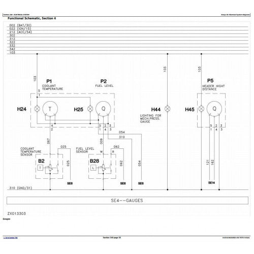 DIAGNOSTIC MANUAL - JOHN DEERE 6650, 6750, 6850, 6950 SELF-PROPELLED FORAGE HARVESTER (SN.-503680) TM4549