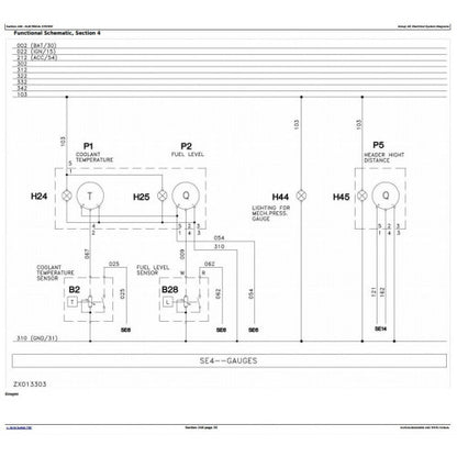 DIAGNOSTIC MANUAL - JOHN DEERE 6650, 6750, 6850, 6950 SELF-PROPELLED FORAGE HARVESTER (SN.-503680) TM4549