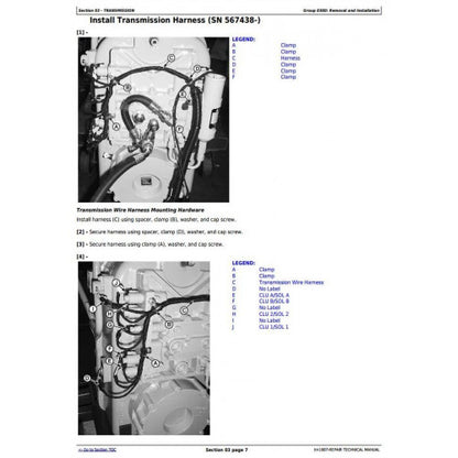 REPAIR TECHNICAL MANUAL - JOHN DEERE  670CH MOTOR GRADER TM1607