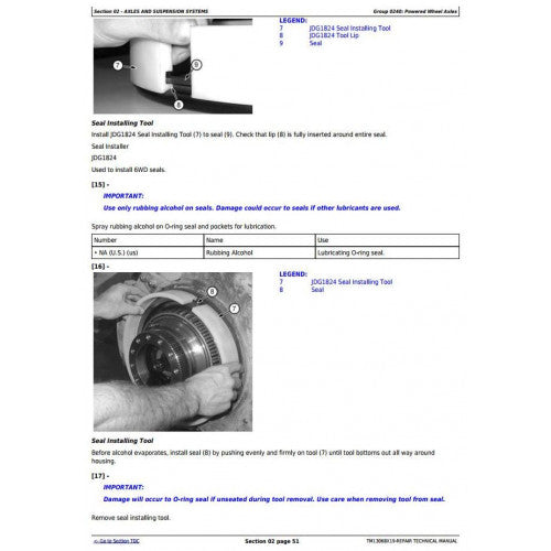 REPAIR TECHNICAL MANUAL - JOHN DEERE 670GP MOTOR GRADER TM13068X19