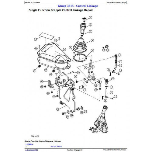 SERVICE REPAIR MANUAL - JOHN DEERE 540H CABLE SKIDDER AND 548H GRAPPLE SKIDDER (SN.-630435) TM11330