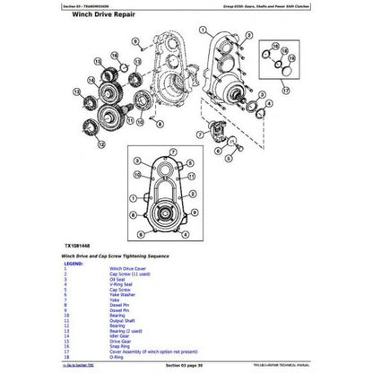 SERVICE REPAIR TECHNICAL MANUAL - JOHN DEERE  640H  (SN. FROM 630436) SKIDDERS TM11811