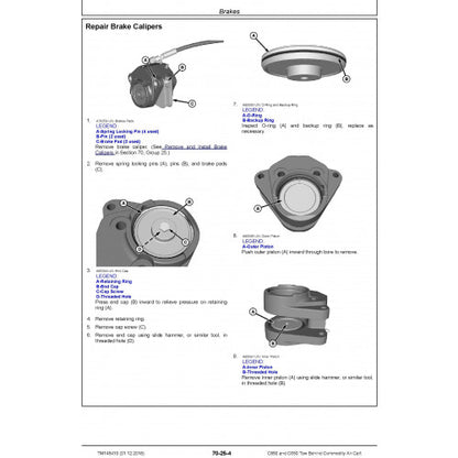 REPAIR TECHNICAL SERVICE MANUAL - JOHN DEERE C850 AND C650 TOW BEHIND COMMODITY AIR CART TM145419