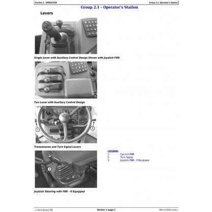 OPERATOR MANUAL - JOHN DEERE 744J AND 824J LOADERS 4WD LOADER OMT200785