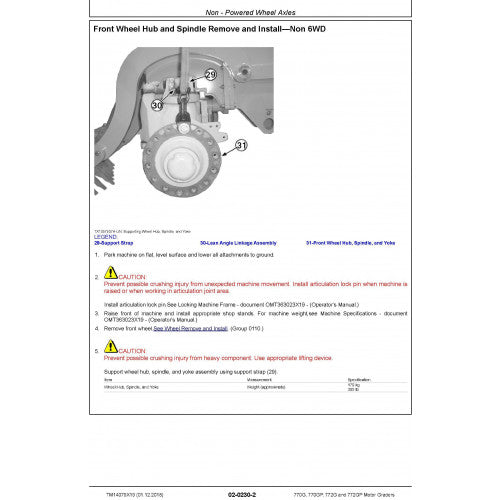 REPAIR MANUAL - JOHN DEERE 770G MOTOR GRADERS (TM14079X19)