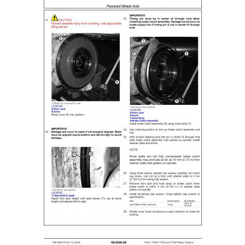 REPAIR MANUAL - JOHN DEERE 770GP MOTOR GRADERS (TM14251X19)