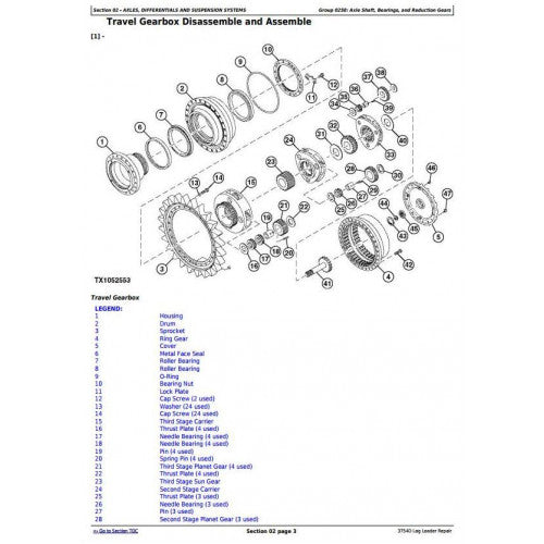 SERVICE REPAIR TECHNICAL MANUAL - JOHN DEERE 3754D LOG LOADER TM10423