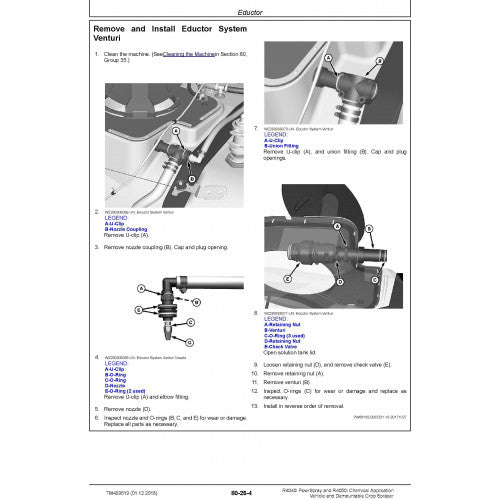 REPAIR TECHNICAL SERVICE MANUAL - JOHN DEERE R4040I, R4050I DEMOUNTABLE CROP SPRAYER (MY18) TM409619