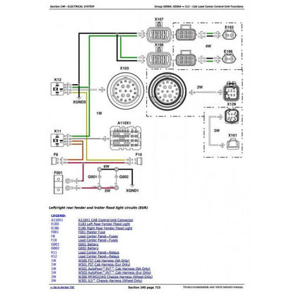 DIAGNOSIS AND TEST SERVICE MANUAL - JOHN DEERE 8270R TRACTOR TM104219