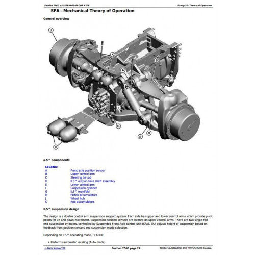 DIAGNOSIS AND TEST SERVICE MANUAL - JOHN DEERE 8270R TRACTOR TM104219