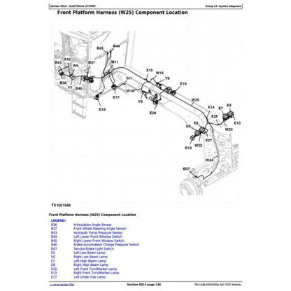 DIAGNOSTIC & TEST SERVICE MANUAL -  JOHN DEERE 870GP MOTOR GRADER TM11208