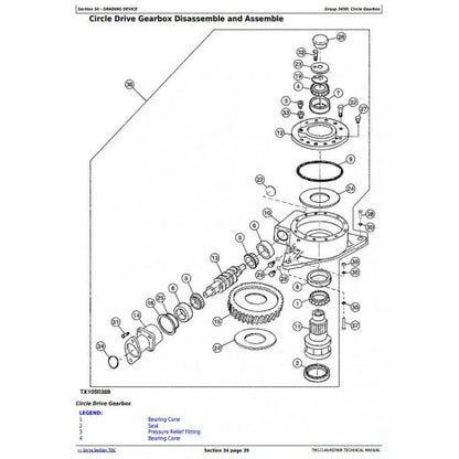 REPAIR TECHNICAL MANUAL -  JOHN DEERE 872GP MOTOR GRADER TM12146