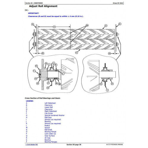 TECHNICAL MANUAL - JOHN DEERE 915, 925 AND 935 ROTARY MOWER CONDITIONERS ALL INCLUSIVE TM1727