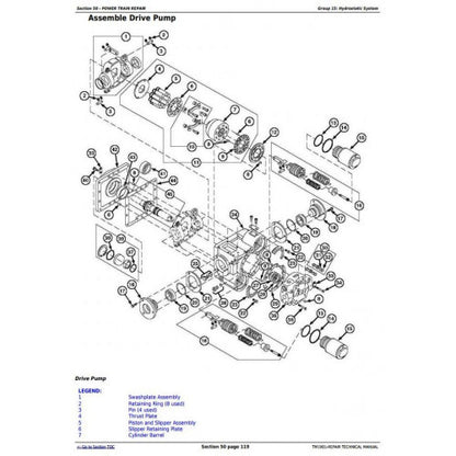 SERVICE REPAIR TECHNICAL MANUAL - JOHN DEERE 9750 STS COMBINES TM1901