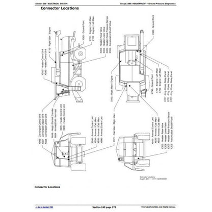 DIAGNOSIS AND TESTS SERVICE MANUAL -  JOHN DEERE 9780 CTS COMBINES (EUROPEAN VERSION) TM4713