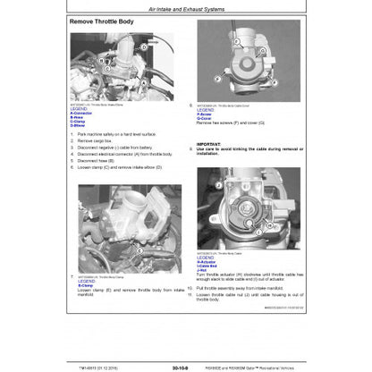 TECHNICAL MANUAL - JOHN DEERE RSX860M GATOR RECREATIONAL VEHICLES TM149819