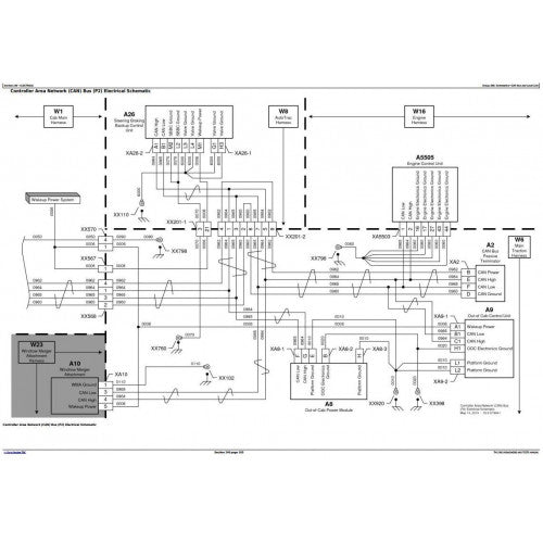 DIAGNOSTIC SERVICE MANUAL - JOHN DEERE W235 ROTARY SELF-PROPELLED HAY&FORAGE WINDROWER TM129619