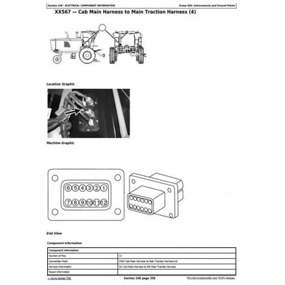 DIAGNOSTIC SERVICE MANUAL - JOHN DEERE W235 ROTARY SELF-PROPELLED HAY&FORAGE WINDROWER TM129619