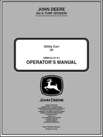 John Deere 7P Utility Cart Manual OMM162147