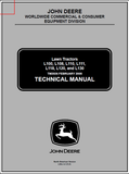 John Deere L100, L108, L110, L111, L118, L120, L130 Lawn Tractor Manual TM2026
