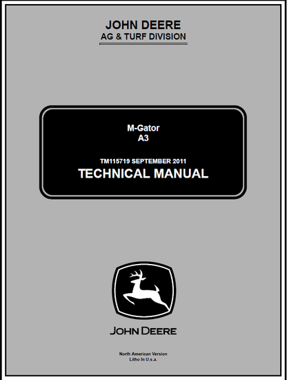 John Deere M-Gator A3 Manual TM115719