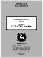 John Deere RSX 850i Gator Utility Vehicle Manual OMM164565